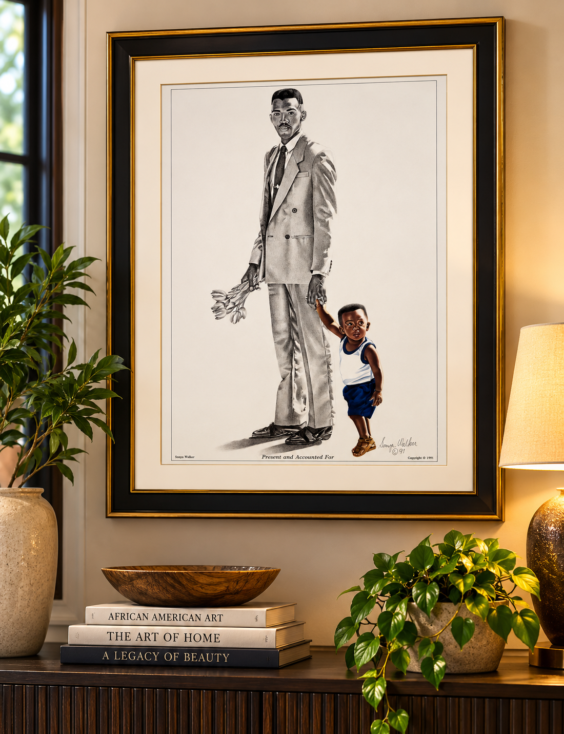 Present & Accounted For - Embellished Reproduction | Unframed | [11 x 17}