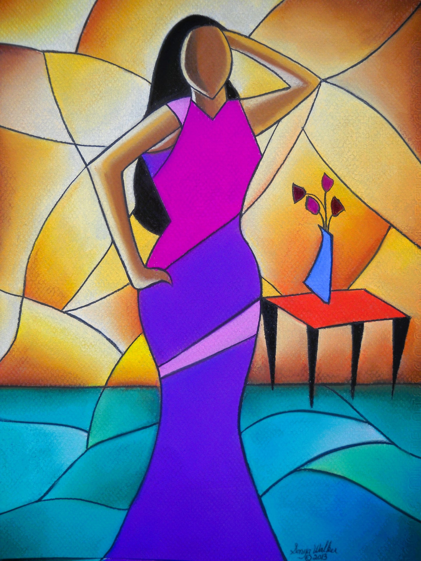 Essence of a Woman (Original Pastel)