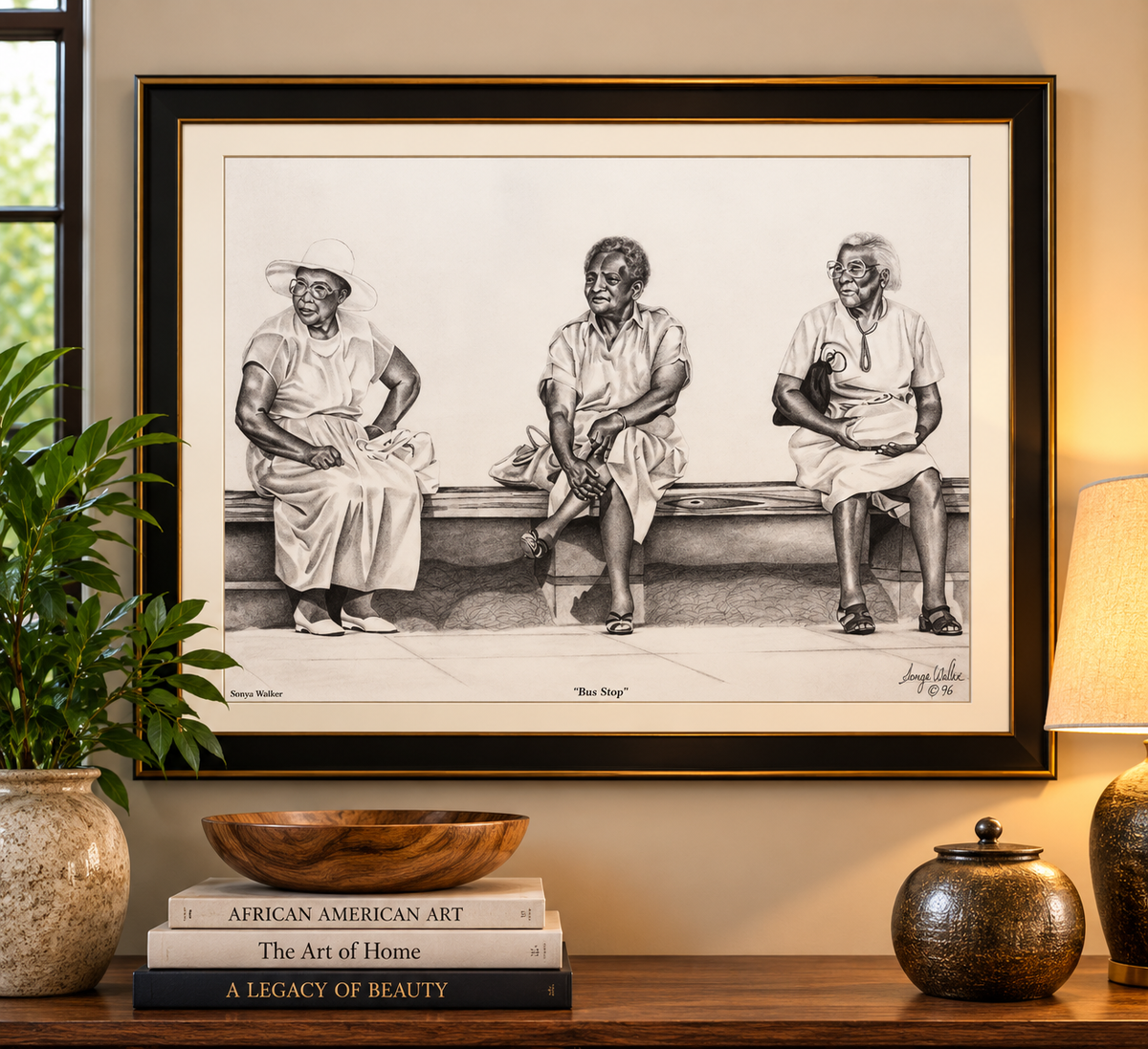 Bus Stop - Fine Art Reproduction | Unframed | [14 x 18]
