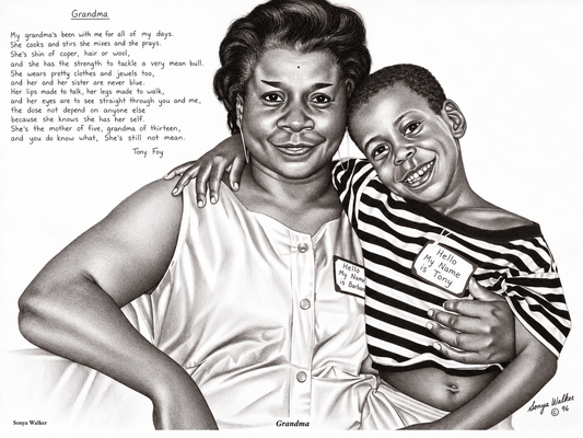 Grand Ma - Fine Art Reproduction | Unframed | [16 x 20]